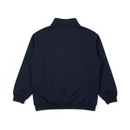 Moletom Script Half Zip Dark Blue