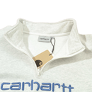 Moletom Script Half Zip Cinza Mescla