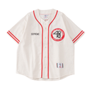Supreme 40 Acres Twill Baseball Jersey (White)