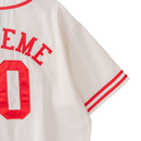 Supreme 40 Acres Twill Baseball Jersey (White)