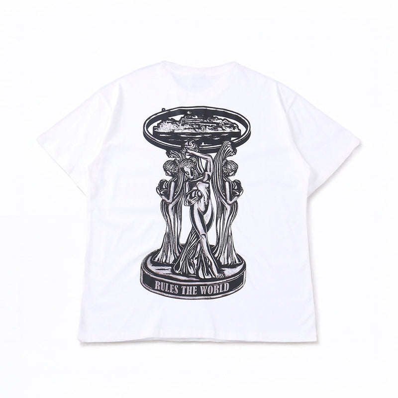 Camiseta Corteiz The World is Yours (Branca)