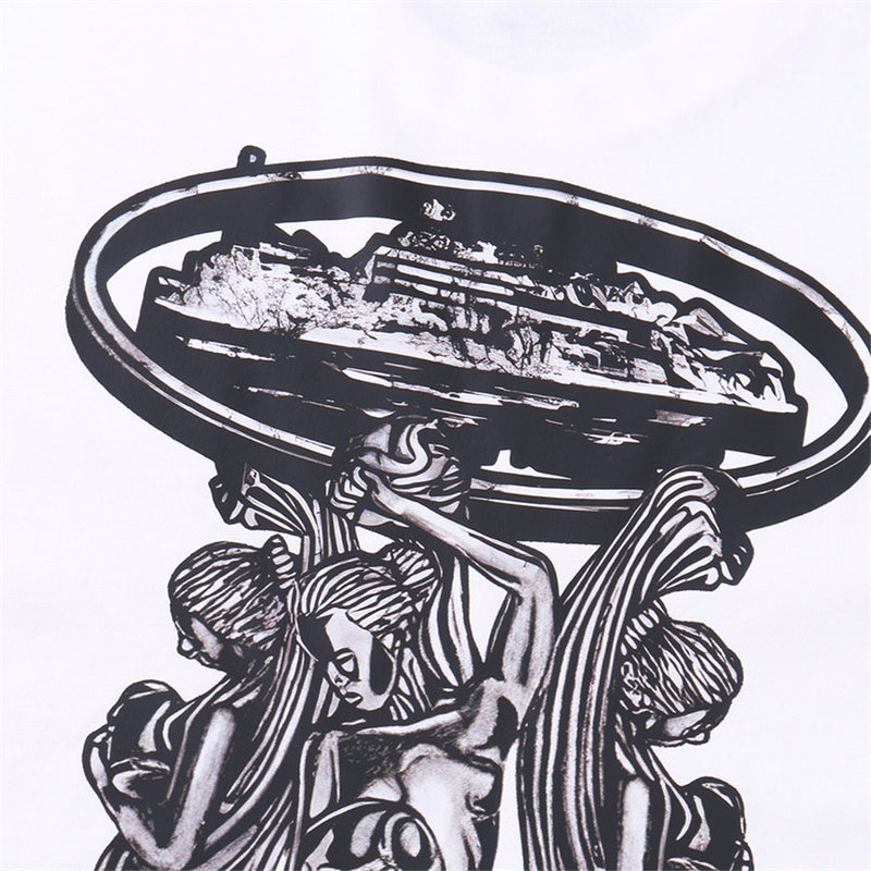 Camiseta Corteiz The World is Yours (Branca)