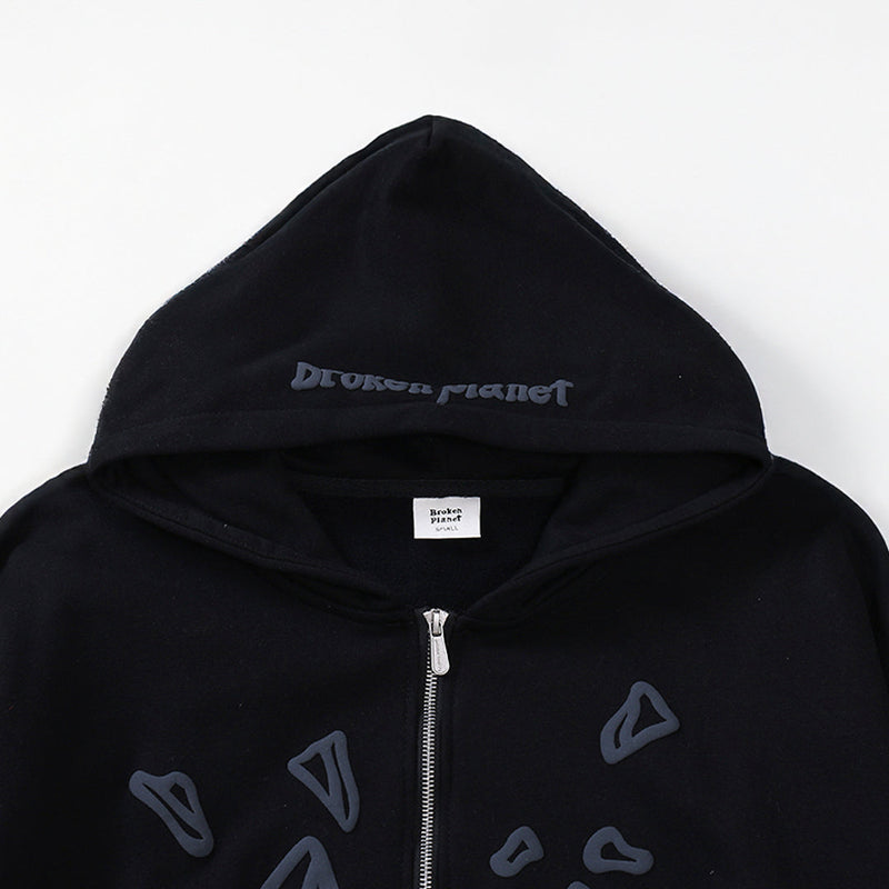Moletom Broken Planet Zip Up Space (Preto)