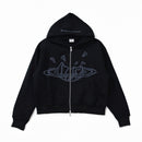 Moletom Broken Planet Zip Up Space (Preto)