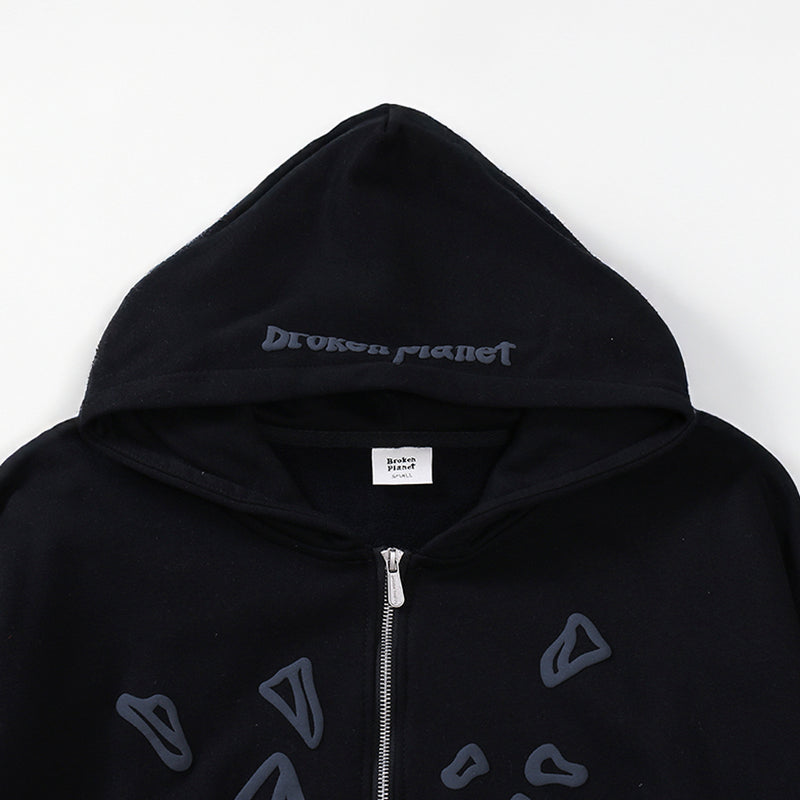 Moletom Broken Planet Zip Up Space (Preto)