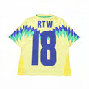 Camiseta Corteiz Jersey American Club Brazil Yellow