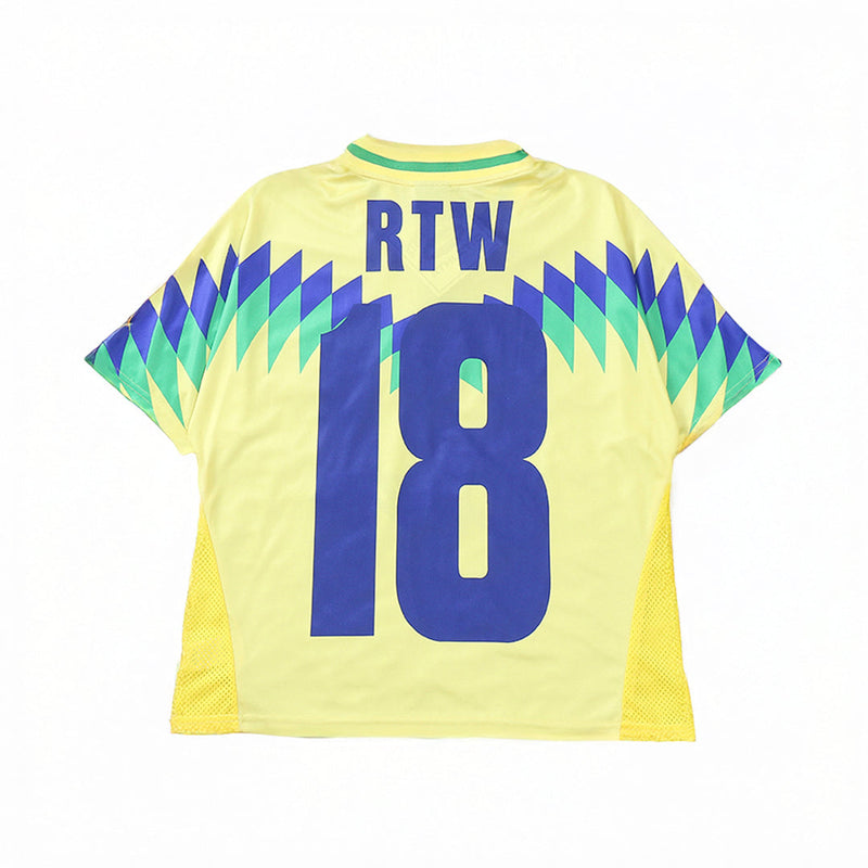 Camiseta Corteiz Jersey American Club Brazil (Amarela)