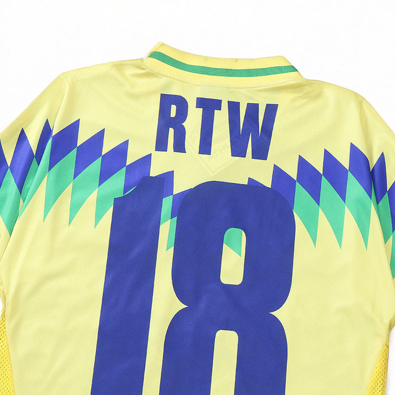 Camiseta Corteiz Jersey American Club Brazil (Amarela)