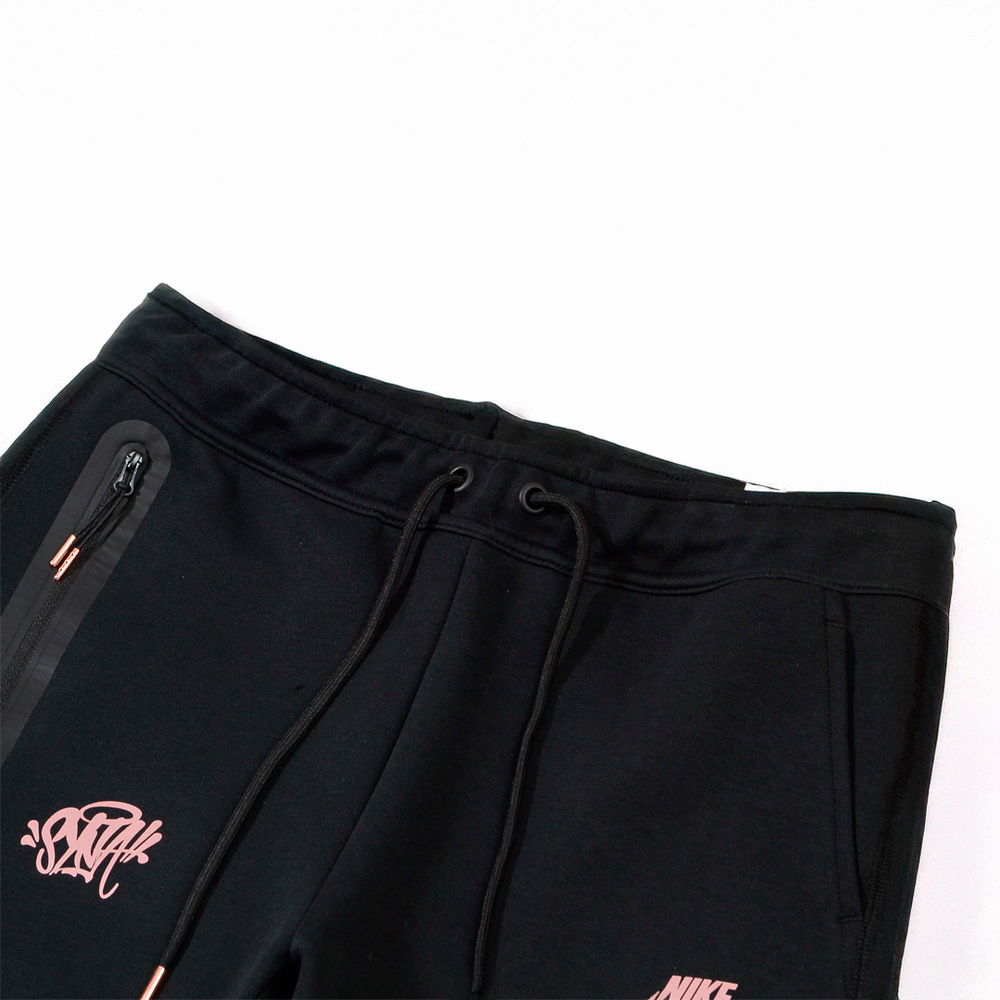 Central Cee x Nike Sportswear Set Tech Fleece Black Metallic Red