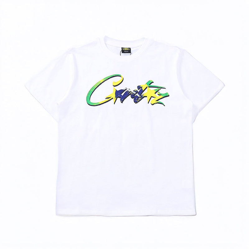 Camiseta Corteiz Brazil (Branca)