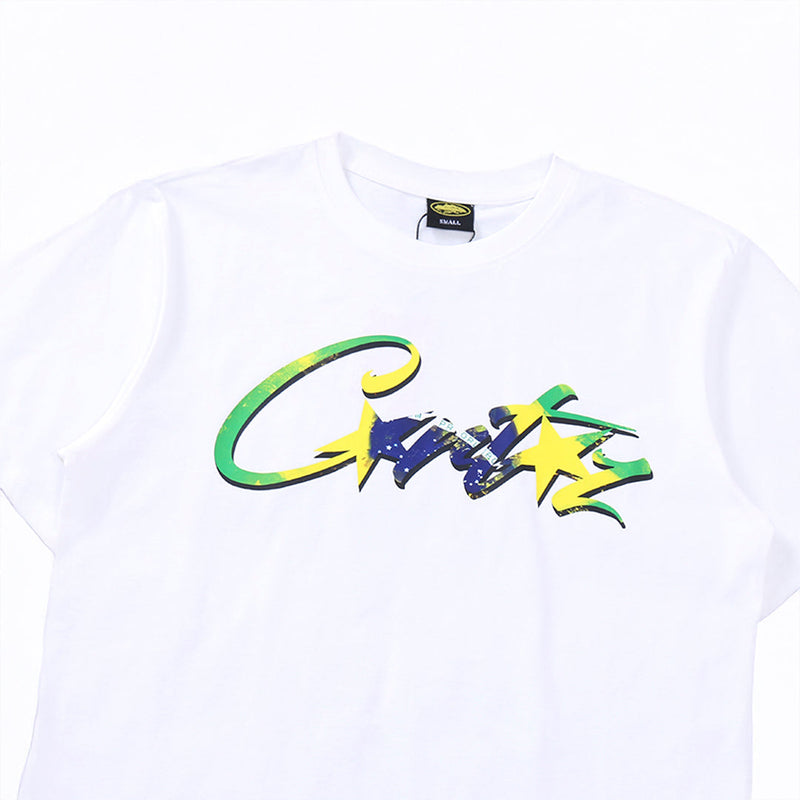 Camiseta Corteiz Brazil (Branca)