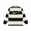 Supreme x Nike Stripe Rugby 'Black White'