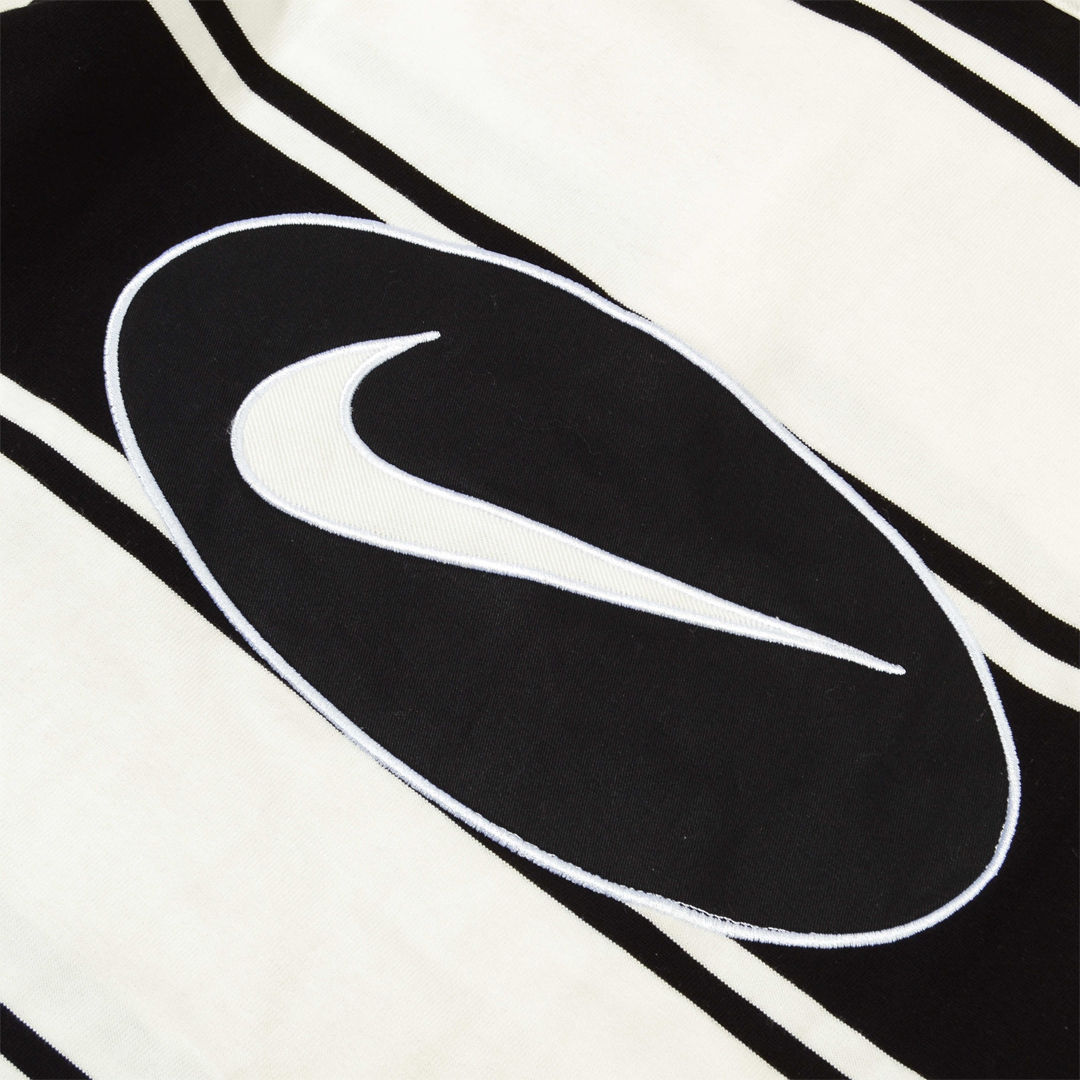 Supreme x Nike Stripe Rugby 'Black White'