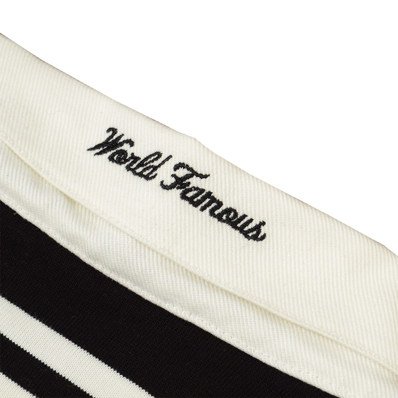 Supreme x Nike Stripe Rugby 'Black White'