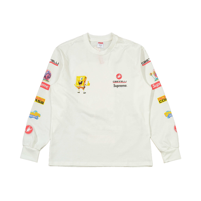 Bob Sponja x Supreme Camiseta Castelli Racing L/S