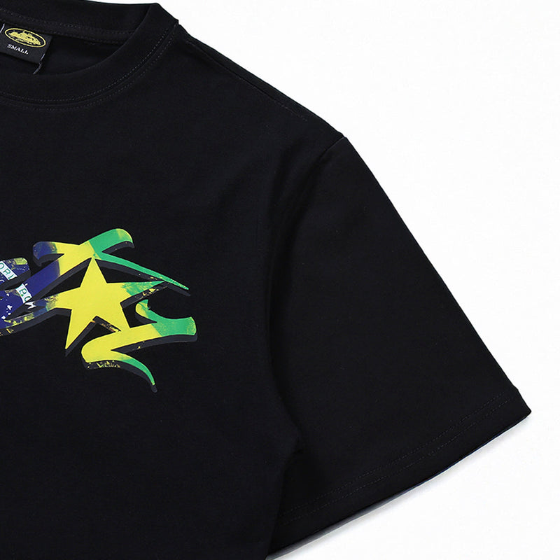 Camiseta Corteiz Brazil (Preta)