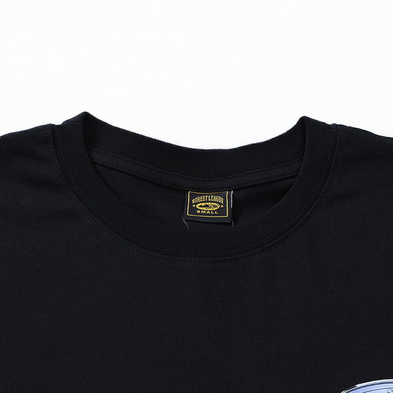 Camiseta Corteiz Logo Metallic (Preta)