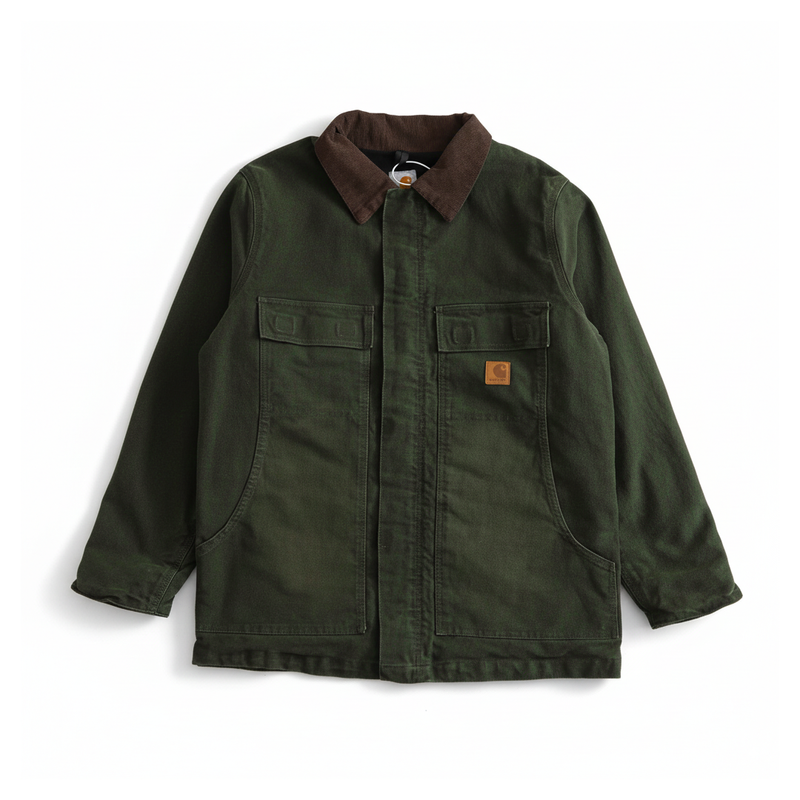 Jaqueta Vintage 90s Carhartt Chore Barn Green