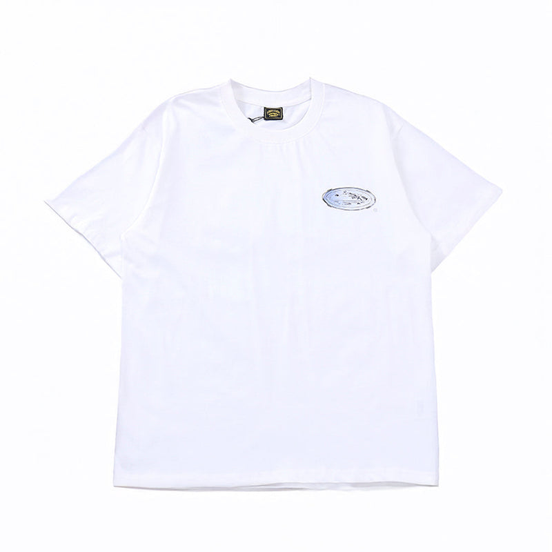 Camiseta Corteiz Logo Metallic (Branca)