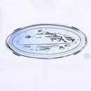 Camiseta Corteiz Logo Metallic White