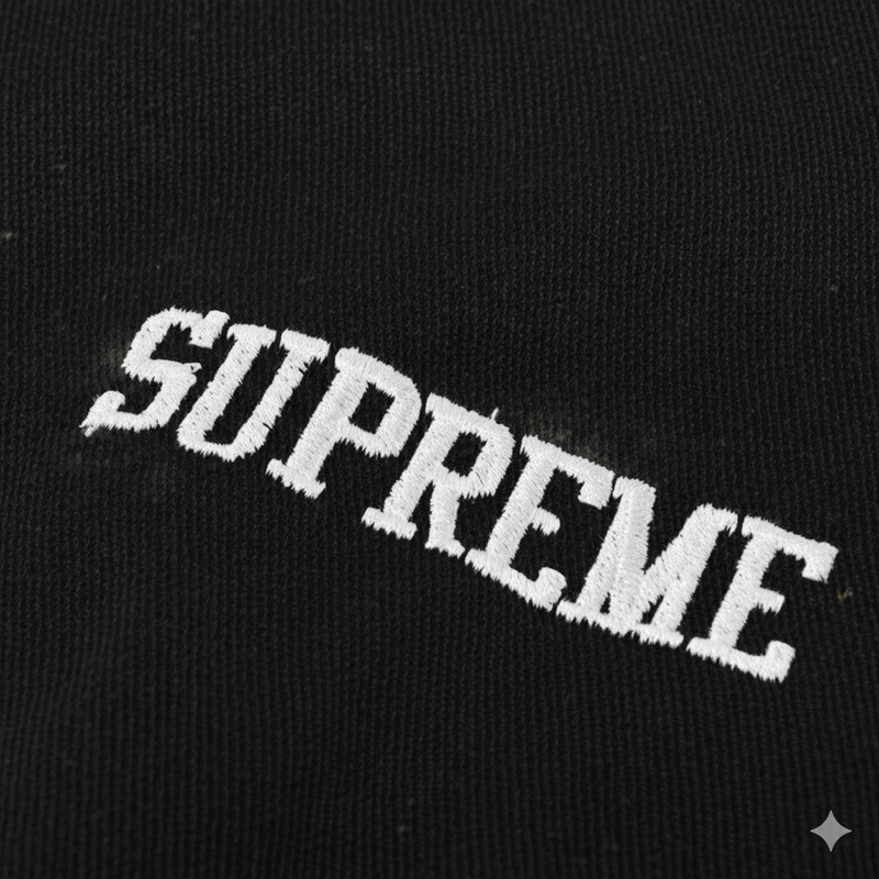 Camisa Jersey Supreme 40 Acres Twill Baseball Black