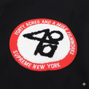 Camisa Jersey Supreme 40 Acres Twill Baseball Black