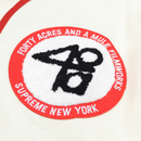 Supreme 40 Acres Twill Baseball Jersey White