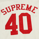 Supreme 40 Acres Twill Baseball Jersey White