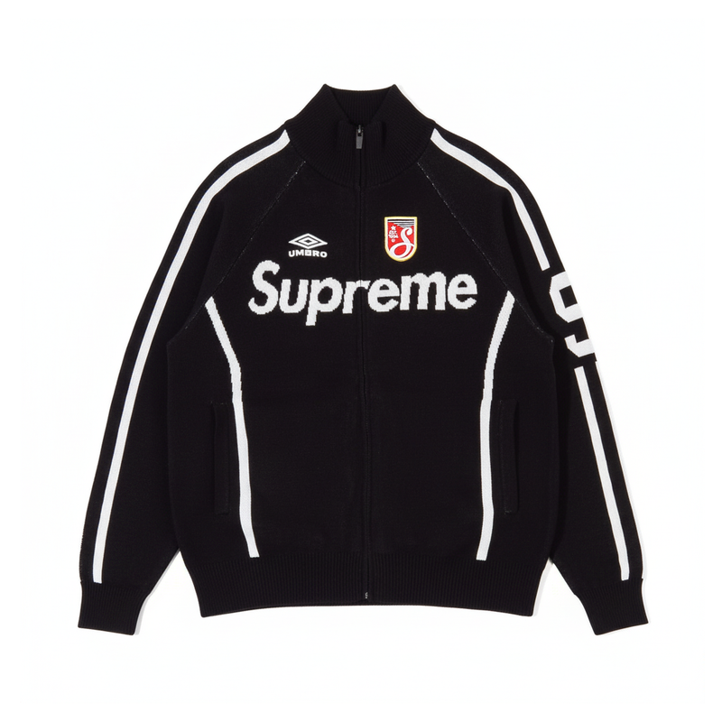 Jaqueta Umbro x Supreme Sweater Zip Up Black Jaqueta Umbro x Supreme Sweater Zip Up Black