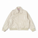 Jaqueta Nike x Supreme Varsity Leather Off White