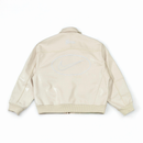 Jaqueta Nike x Supreme Varsity Leather Off White