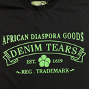 Camiseta Denim Tears ADG Navy Black