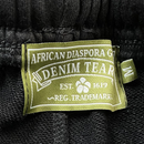 Shorts Moletom Denim Tears Black Gray