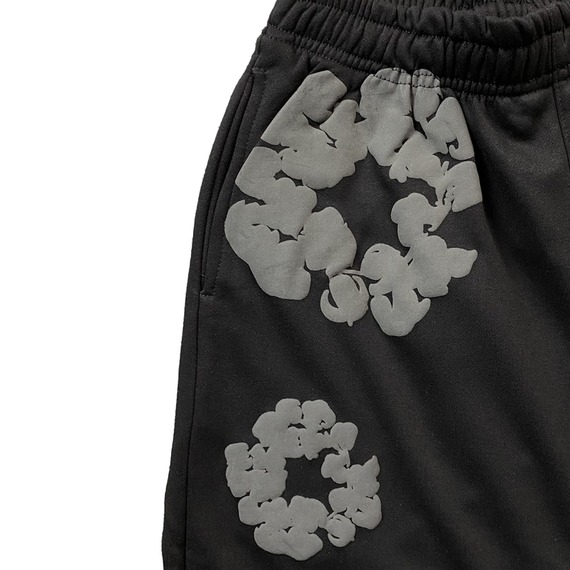 Shorts Moletom Denim Tears Black Gray