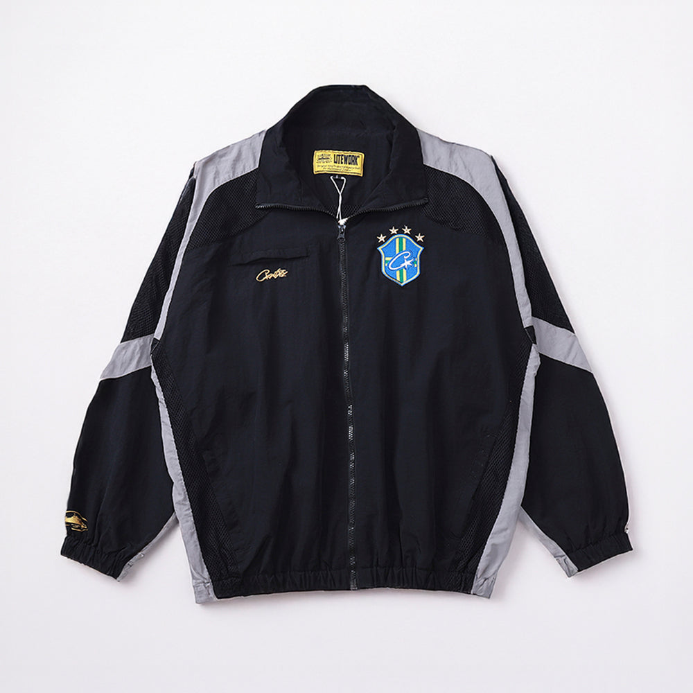 Conjunto Corteiz Olympic Shuku Brasil Black - Driped Club