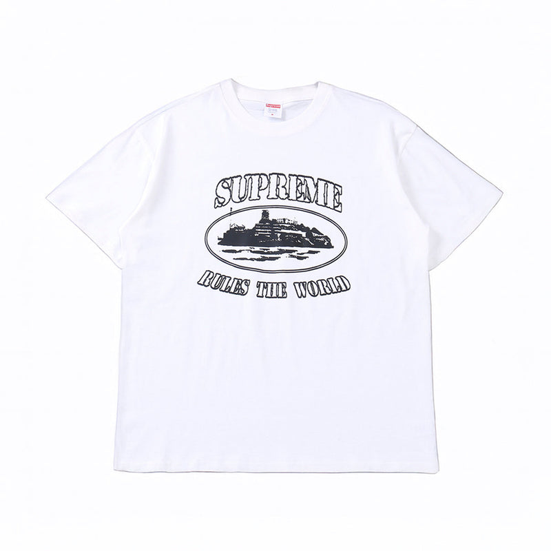 Camiseta Supreme x Corteiz RTW (Branca)