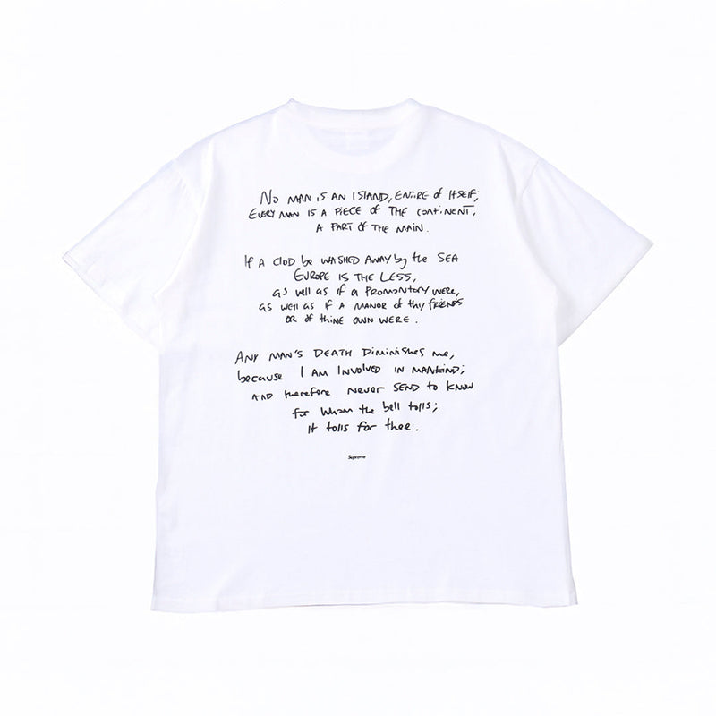 Camiseta Supreme x Corteiz RTW (Branca)