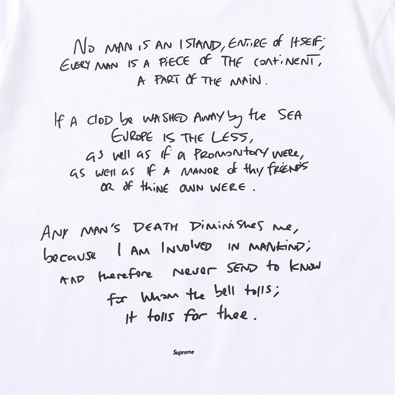 Camiseta Supreme x Corteiz RTW (Branca)