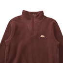 Moletom Aime Leon Dore Quarter Zip Fleece Pullover Brown