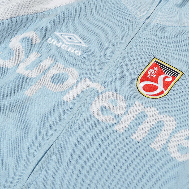 Jaqueta Umbro x Supreme Sweater Zip Up Blue Ocean