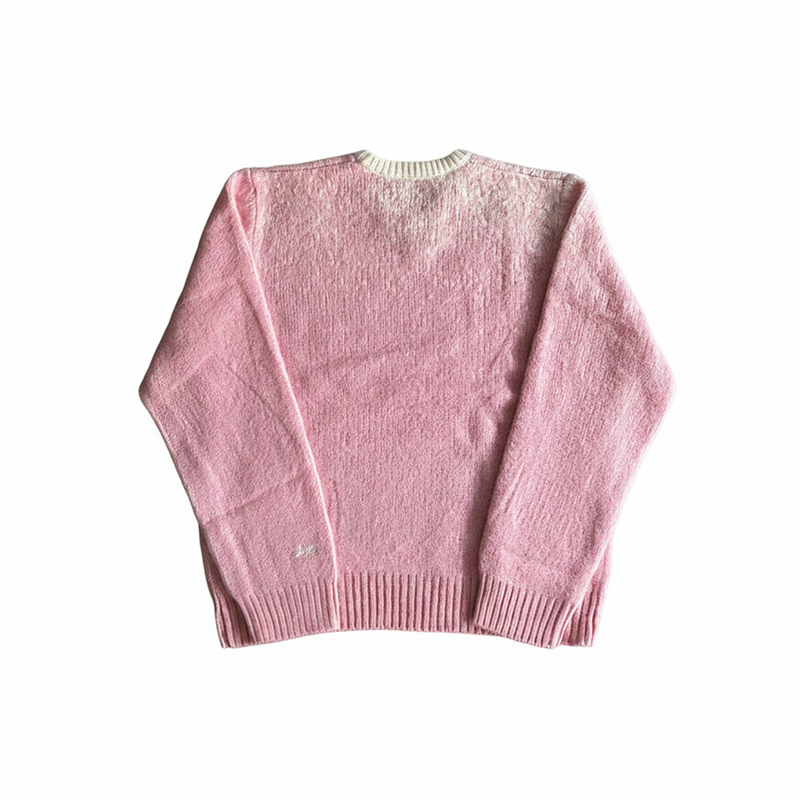 Sweater Pink Corteiz C Star Gradient Mohair Knit