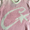 Sweater Pink Corteiz C Star Gradient Mohair Knit
