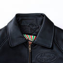 Jaqueta Corteiz Couro Logo Island