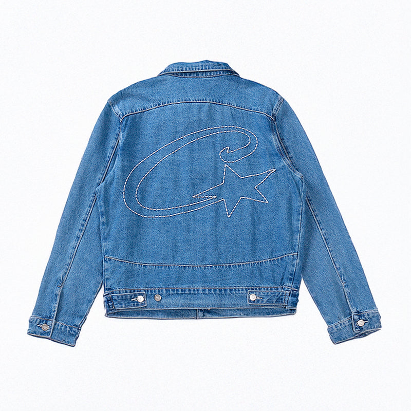 Jaqueta Blue Jeans Corteiz Logo Tee
