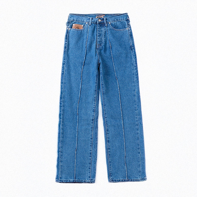 Calça Blue Jeans Corteiz Logo Tee Blue
