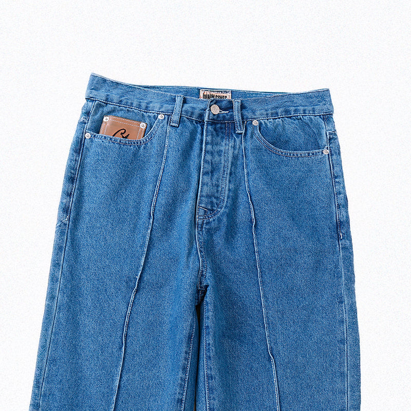 Calça Blue Jeans Corteiz Logo Tee Blue