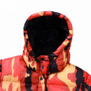 Jaqueta Puffer Corteiz Camuflada V2 Blood Orange