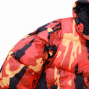 Jaqueta Puffer Corteiz Camuflada V2 Blood Orange