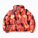 Jaqueta Puffer Corteiz Camuflada V2 Blood Orange