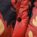 Jaqueta Puffer Corteiz Camuflada V2 Blood Orange